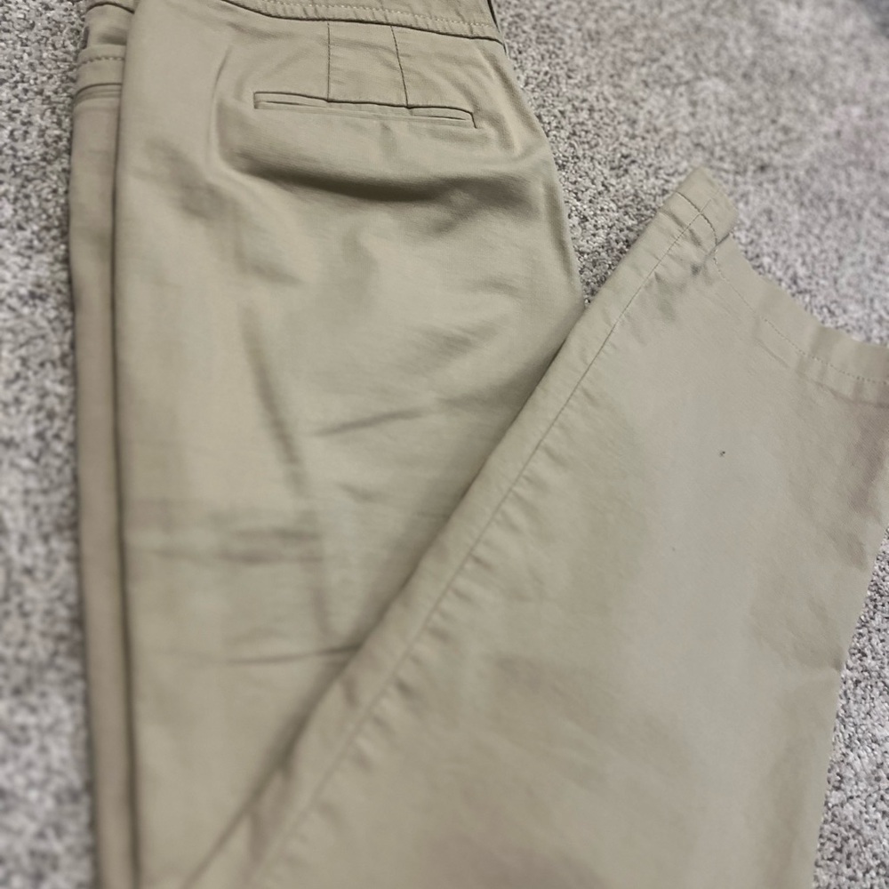 LOFT Women’s Marisa Khaki Chinos 4 petite